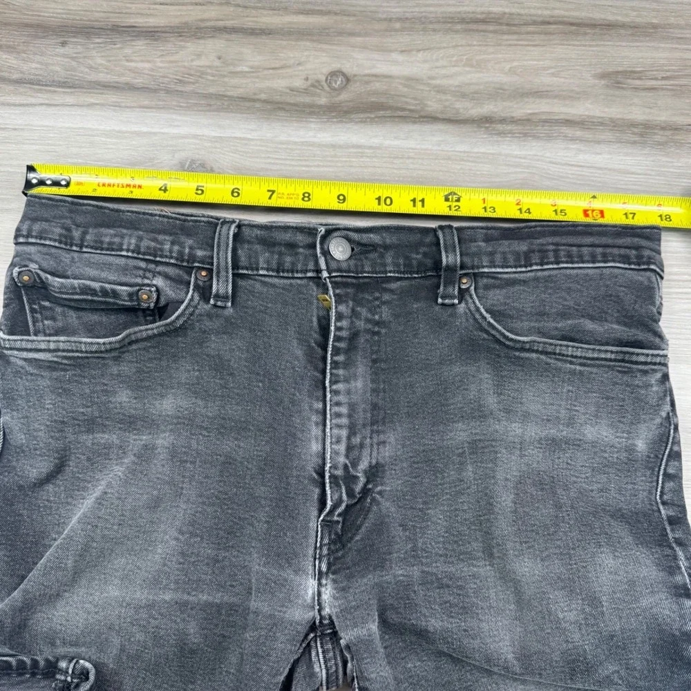 Levis‎ Premium 541 Athletic Taper Jeans Mens 36x34 Washed Black 18181-0636